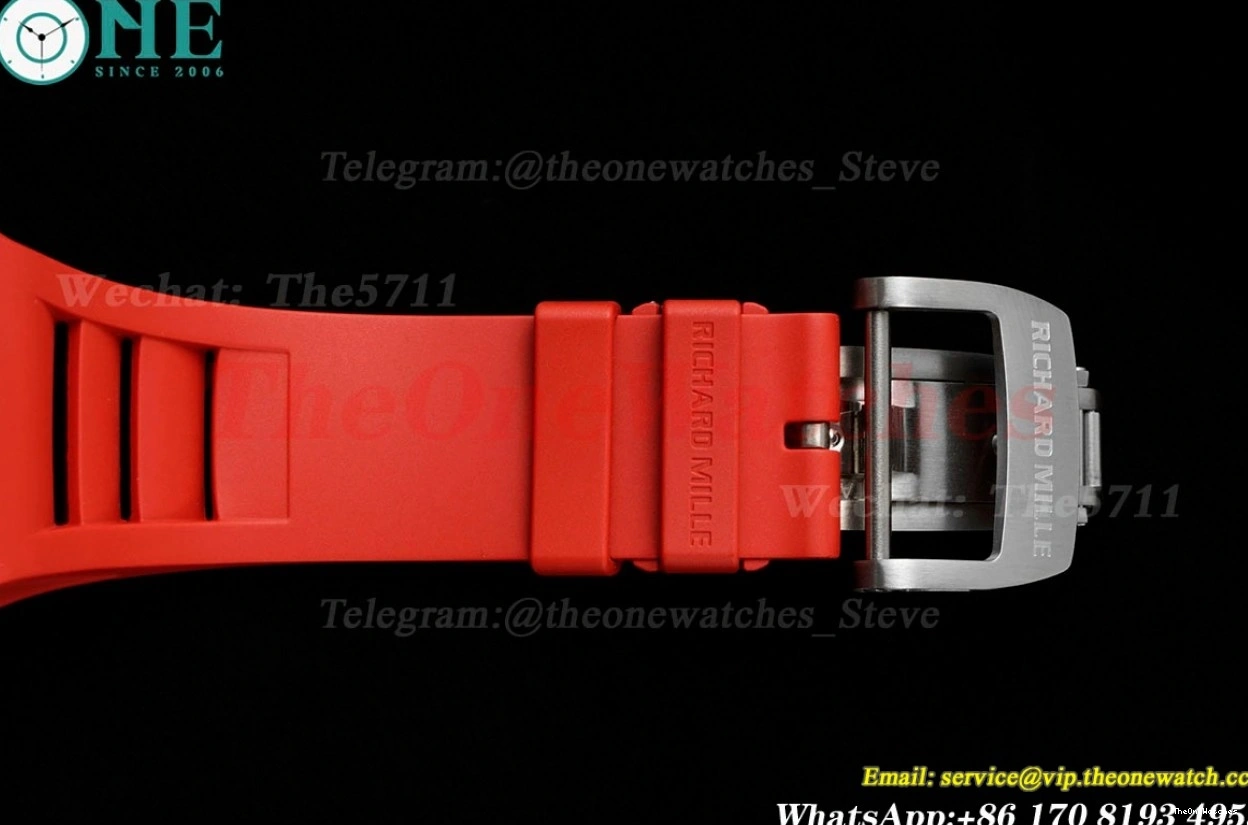 RM055 RU on NTPT Crown Red RMUL2 Clone Super ZF Red Strap Rubber 0406